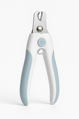 LED pet nail clipper illuminating the quick for safe trimming